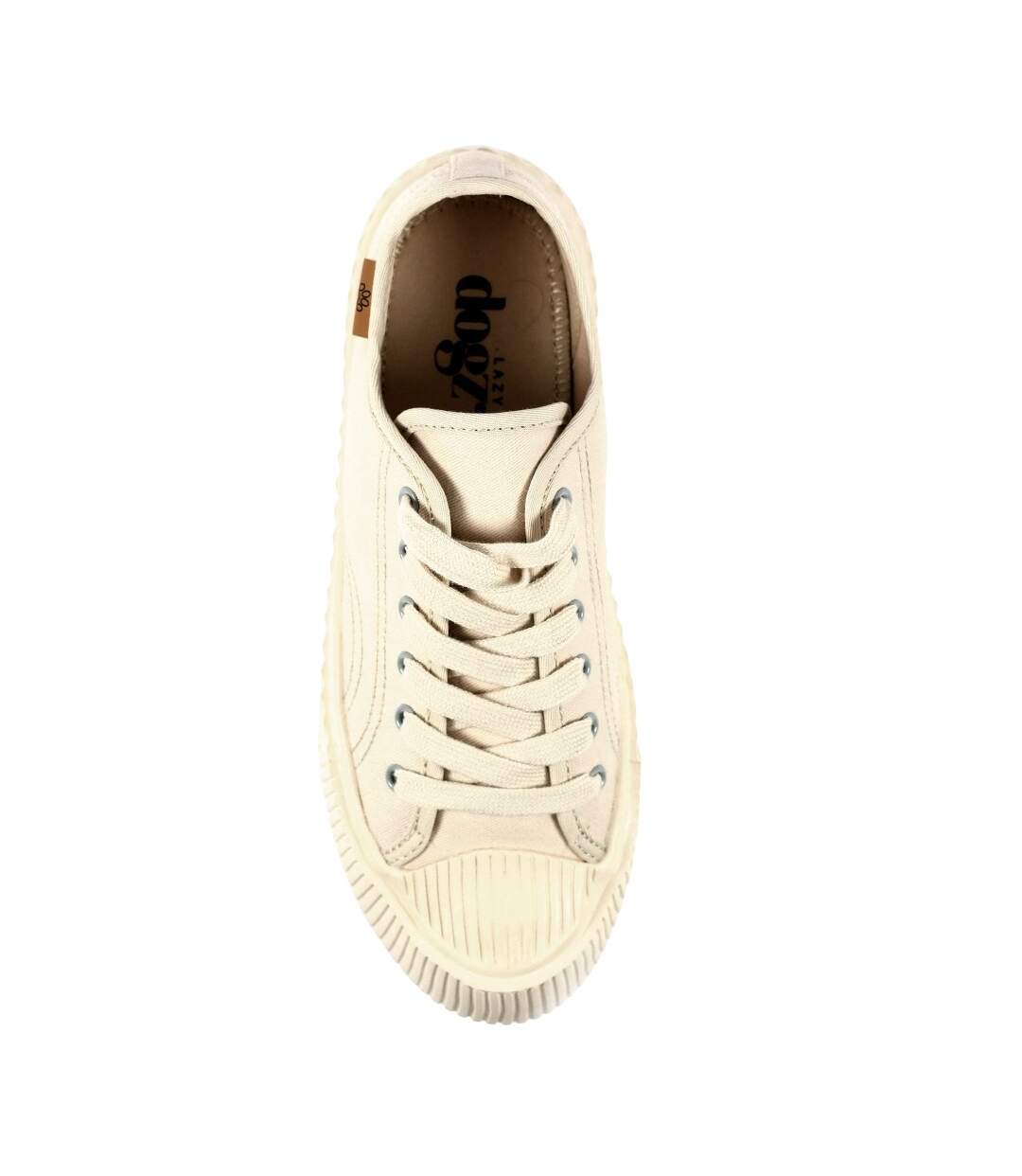 Baskets jayne femme beige Lazy Dogz