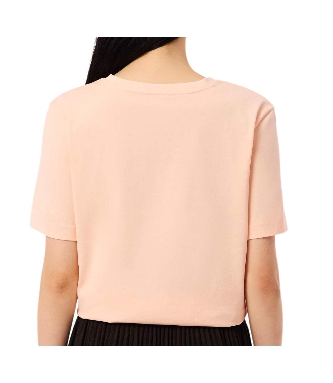 T-shirt corail femme lacoste relaxed-2