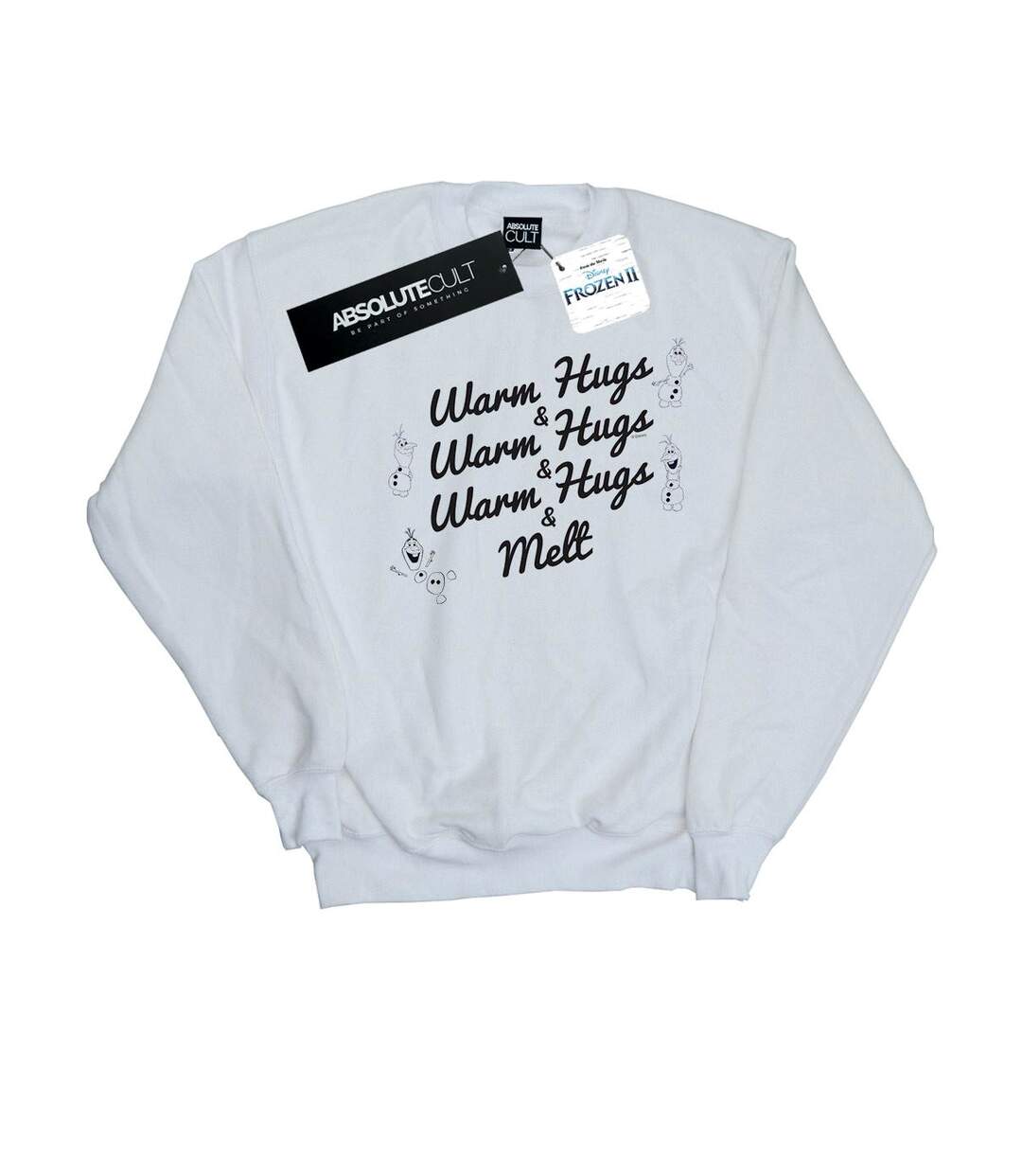 Disney - Sweat FROZEN OLAF WARM HUGS AND MELT - Femme (Blanc) - UTBI18731-1