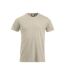 Clique Mens New Classic T-Shirt (Light Khaki) - UTUB302