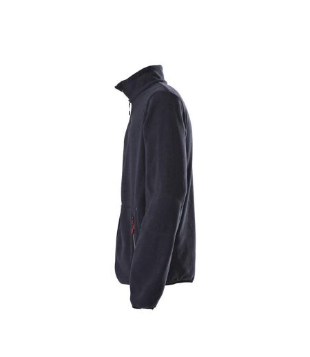 Mens Speedway Fleece Jacket Navy Printer