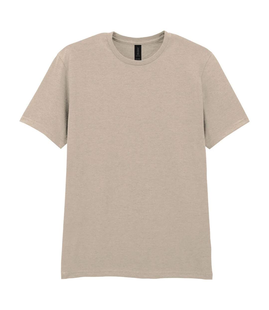 T-shirt Uni Manches Courtes Softstyle Homme Sable Gildan-1