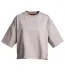 Womens/ladies Plain T-shirt Beige Parajumpers-2