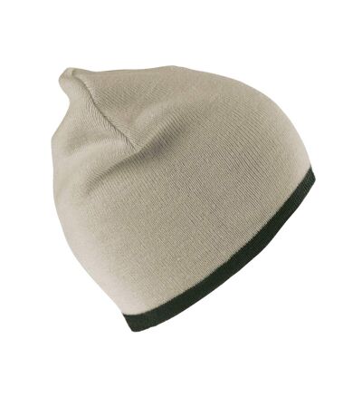 Result Winter Essentials - Bonnet - Adulte (Beige gris / Vert sombre) - UTRW9981