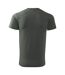T-shirt Basic Homme Kaki Foncé Adler-2