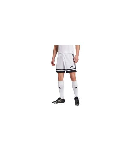 Short Squadra Homme Blanc Noir Adidas