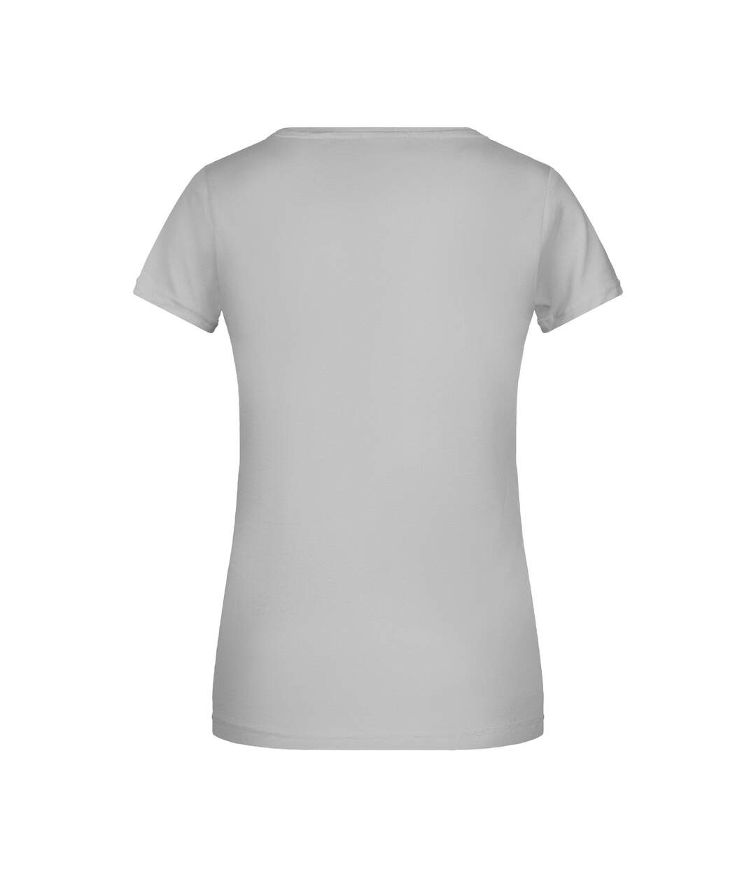 T-shirt Basic Femme Gris Clair James And Nicholson-2