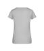 T-shirt Basic Femme Gris Clair James And Nicholson-2