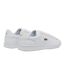 Mens Carnaby Leather Flat Trainers White Lacoste-2