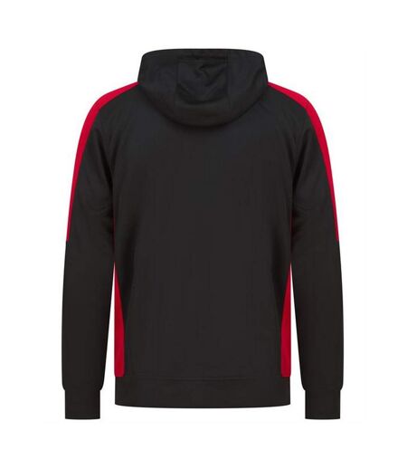 Sweat À Capuche Team Adulte Noir Rouge Finden & Hales