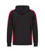 Sweat À Capuche Team Adulte Noir Rouge Finden & Hales-2