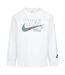 T-shirt Manches Longues Motif/style Plan Femme Blanc Nike-1