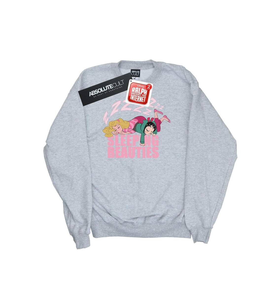 Disney Sweatshirt Wreck It Ralph Aurora And Vanellope - Femmes/Dames (Gris sportif) - UTBI43127-1