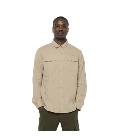 Chemise homme en coton et lin broderie au dos Lino Vondutch