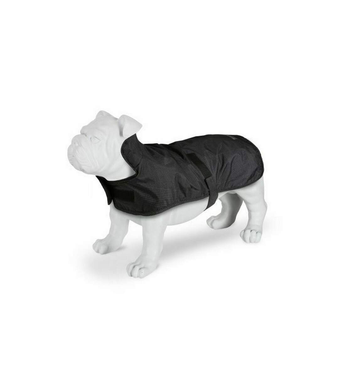 Arlo waterproof dog coat lead grey check Regatta-3