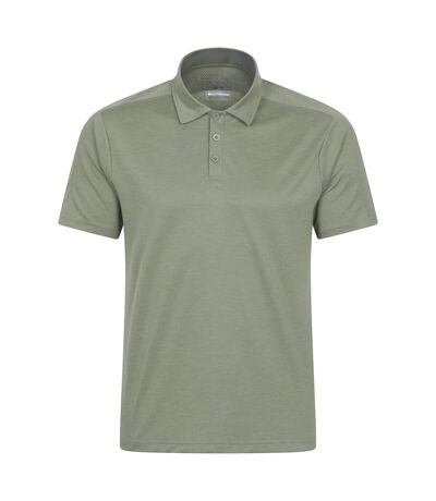 Mens volley isocool polo shirt light khaki Mountain Warehouse
