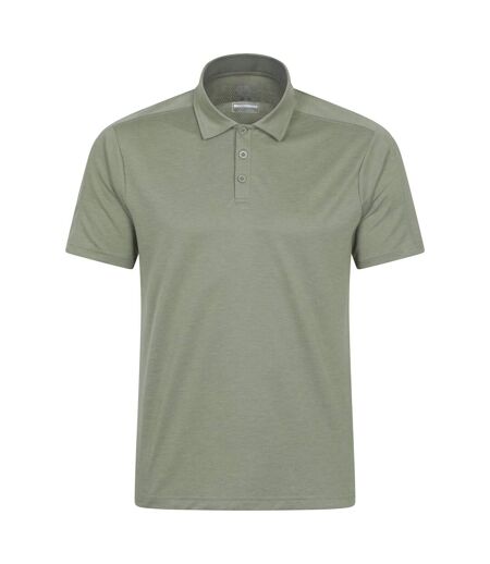 Mens volley isocool polo shirt light khaki Mountain Warehouse