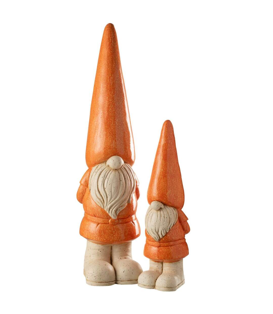 Statue Lutin Extérieur Pasquale 61cm Orange-3