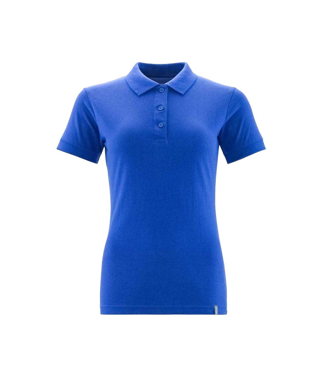 Womens/ladies Crossover Plain Polo Shirt Royal Blue Mascot-1