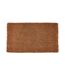 Coir door mat 60cm x 35cm brown Groundsman