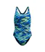 Maillot De Bain 1 Pièce Motif/style Abstrait Hyperboom Medalist Femme Bleu Foncé Abstrait Speedo-2