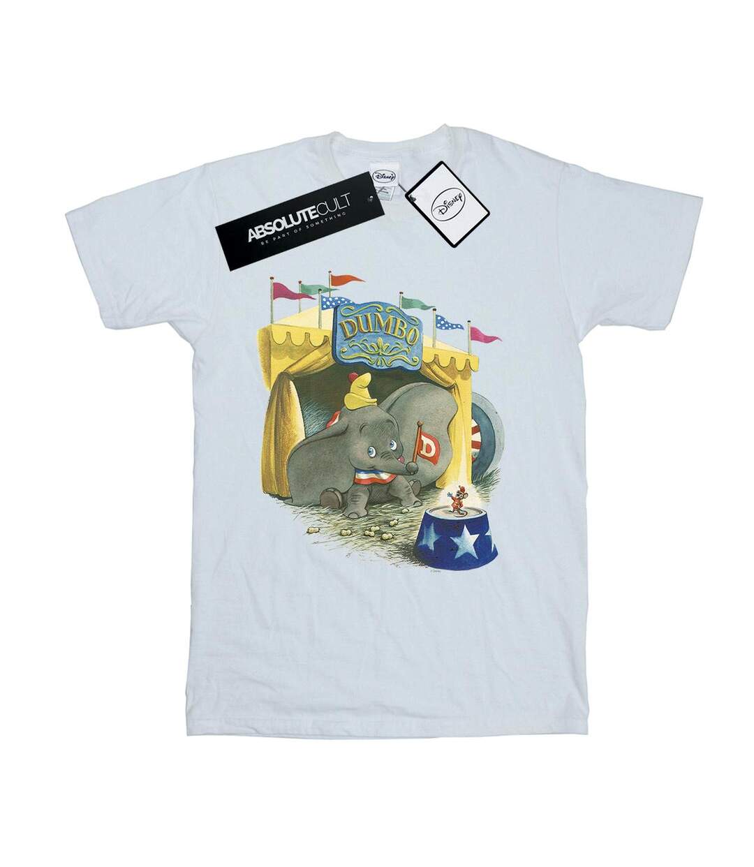 Disney - T-shirt DUMBO CIRCUS - Femme (Blanc) - UTBI17003-1