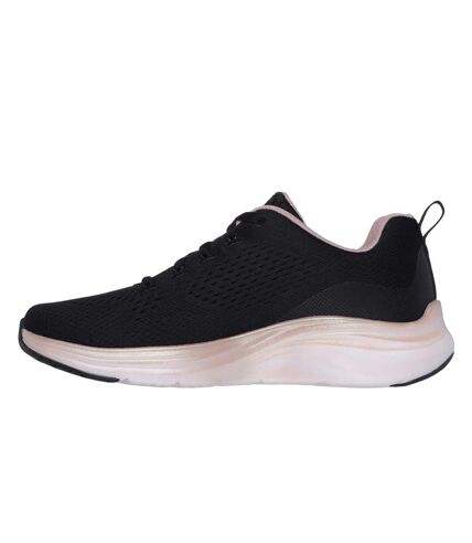 Skechers Womens/Ladies Midnight Glimmer Vapor Foam Sneakers (Black/Rose Gold) - UTFS10490