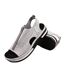 Womens/ladies Wedge Sandals Grey Rieker-3