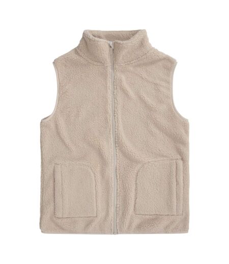 Veste Sans Manches Molly Femme Crème Animal