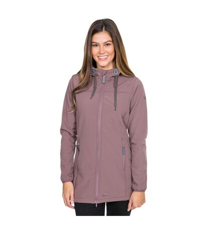 Veste Imperméable Longue Kristen Femme Vieux Mauve Trespass