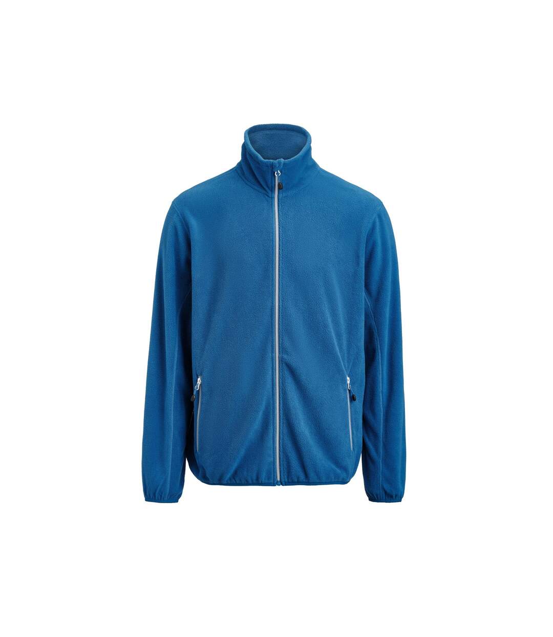 Mens Twohand Fleece Jacket Bright Blue Printer RED-2
