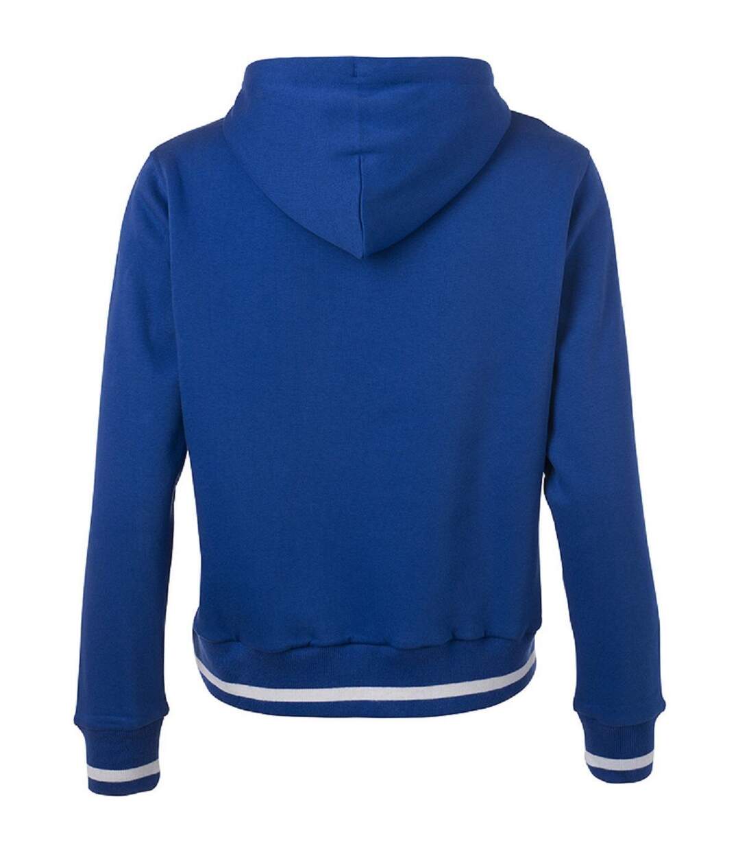 Sweat shirt à capuche femme - JN777 - bleu roi-2