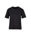 T-shirt Pour Femmes/femmes Noir Build Your Brand-1