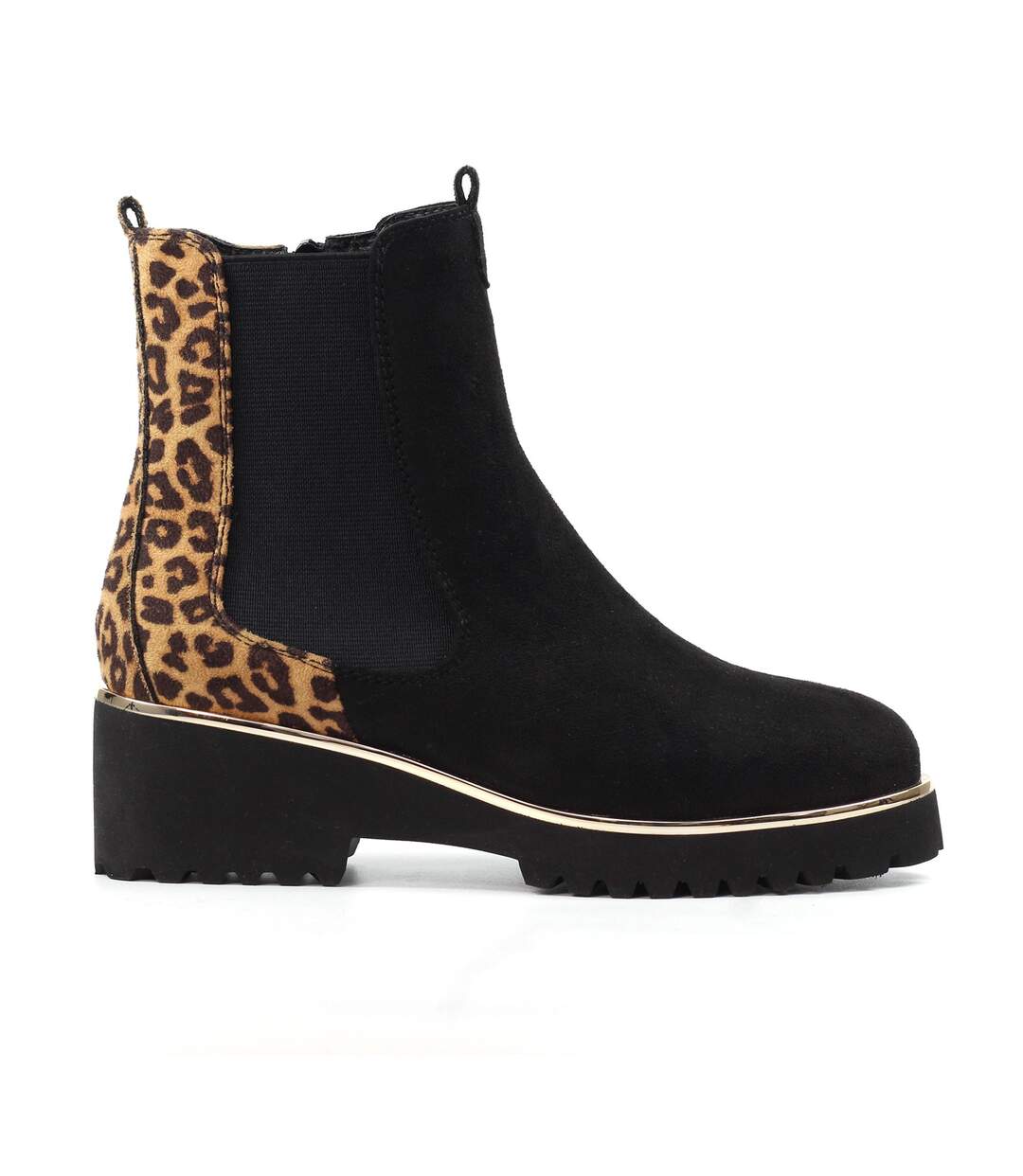 Bottines Nakita Femme Noir Lunar-4