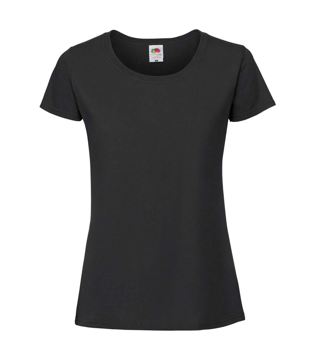 T-shirt Iconic Premium Femme Noir Fruit Of The Loom-1