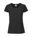 T-shirt Iconic Premium Femme Noir Fruit Of The Loom-1