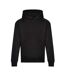 Unisex adult signature heavyweight hoodie white Awdis-1