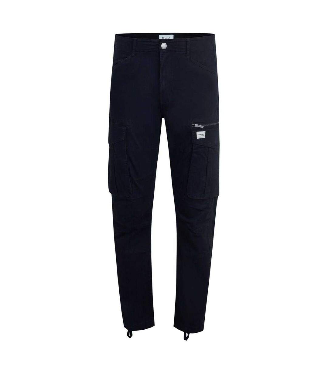 Pantalon À Poches Homme Noir Délavé Firetrap-2