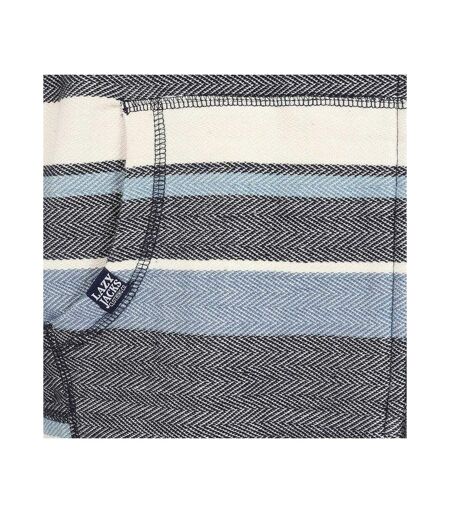 Veste À Capuche Motif/style Texturé Homme Bleu Marine Lazy Jacks