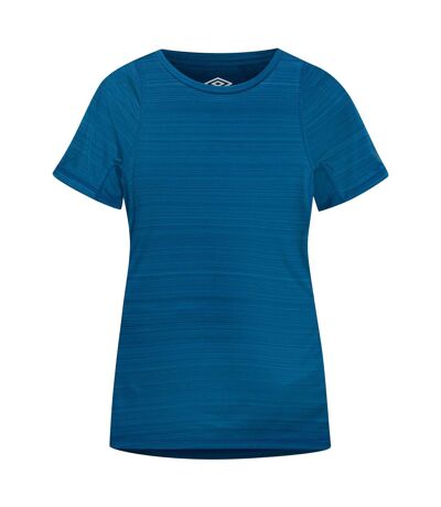 Womens/ladies pro marl polyester training t-shirt poseidon marl Umbro