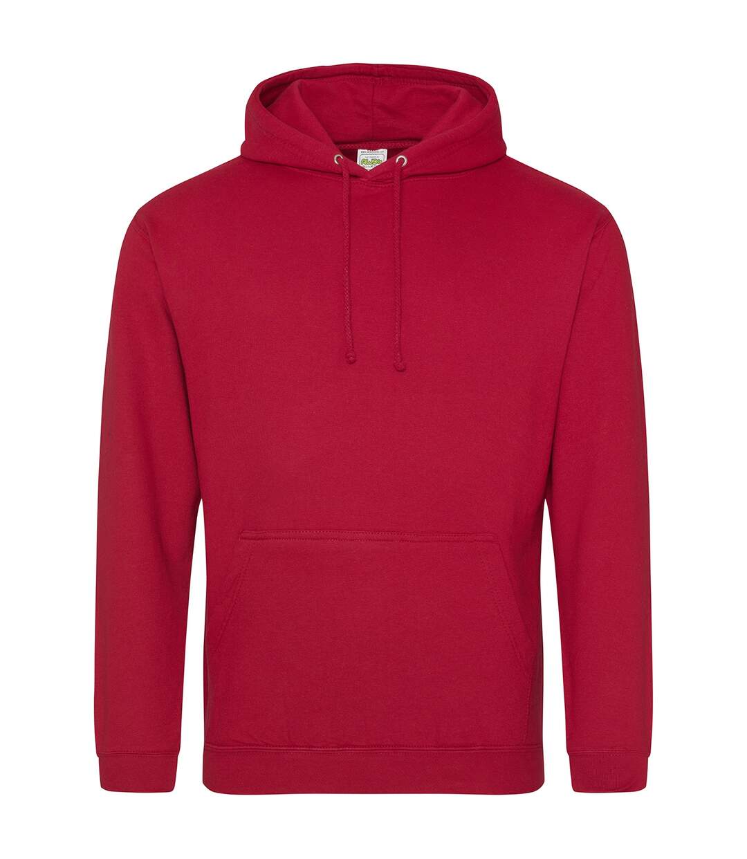 Sweat À Capuche College Adulte Rouge Vif Awdis-1