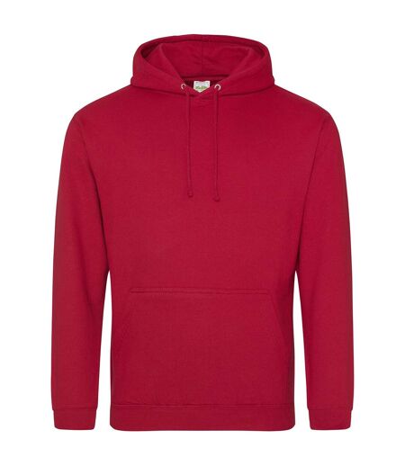 Sweat À Capuche College Adulte Rouge Vif Awdis