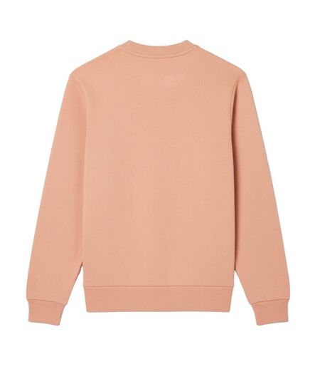 Sweat Motif/style Logo Brodé Homme Orange Lacoste