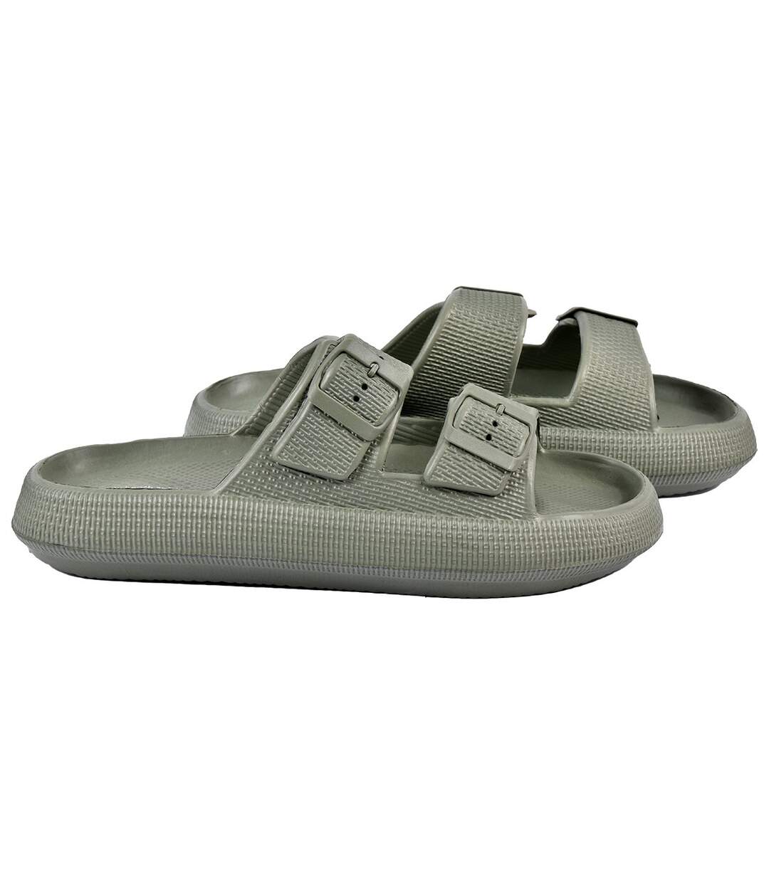 Sandales Mules EVA Boucle MBS01468 KAKI-2