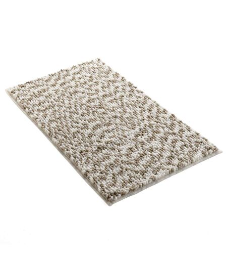 Tapis de Bain Friza 45x75cm Blanc & Marron