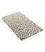 Tapis de Bain Friza 45x75cm Blanc & Marron-2