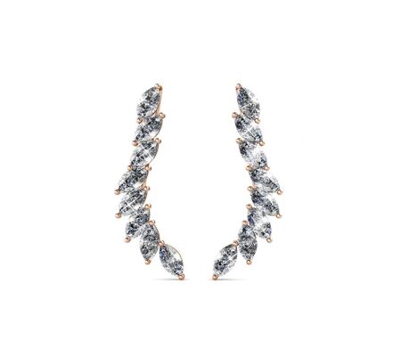 Boucles d'oreilles Clematis - Cristal d'Autriche