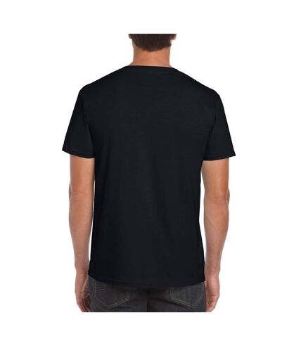 Gildan Mens Short Sleeve Soft-Style T-Shirt (Black)