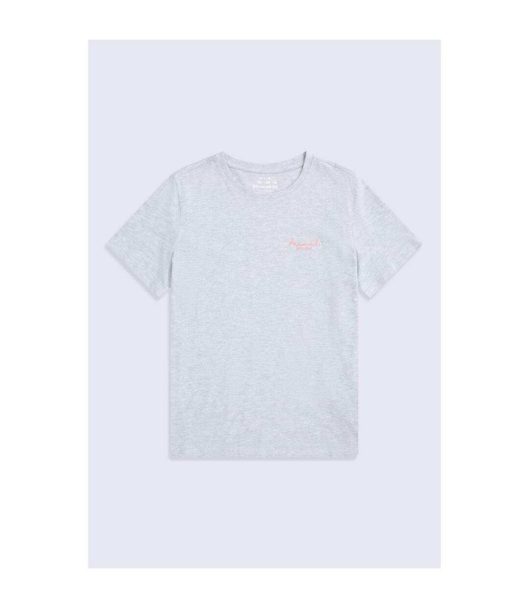 Womens/ladies Marina Logo Organic T-shirt Dark Grey Animal-1