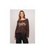 Pull maille poilue fil doré message KOPERDI - Dona X Lisa-1